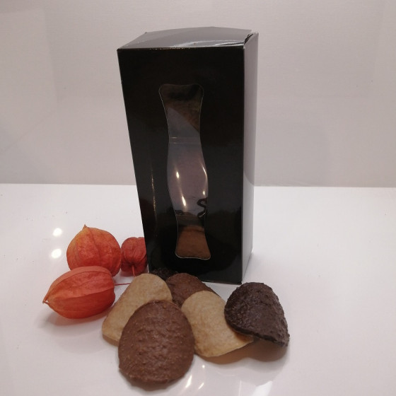 Duo Nougat de Montélimar enrobé chocolat noir et lait orange – Sachet 400g