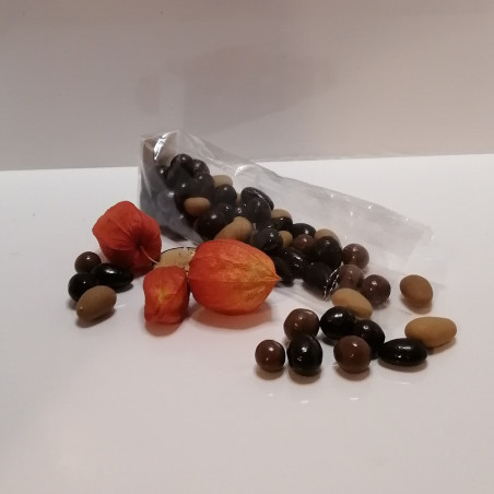 Sachet d'amandes et noisettes 200 gr