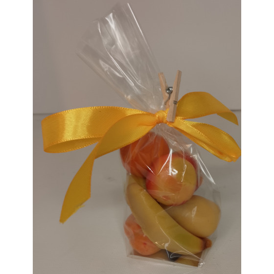Sachet de fruits en pâte d'amande